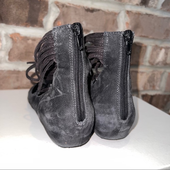 Blue suede flats - Picture 8 of 8